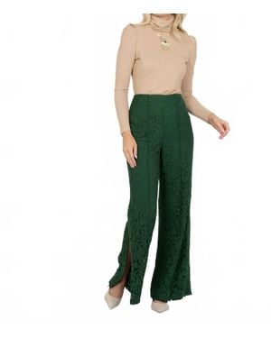 Emily Mccarthy Paisley Pant - Green