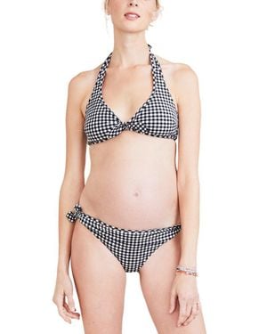 HATCH Maternity The Amalfi Bikini Set - Black