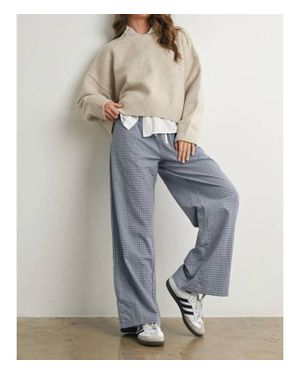 Buttermelon Charlotte Tie Back Sweater - Blue