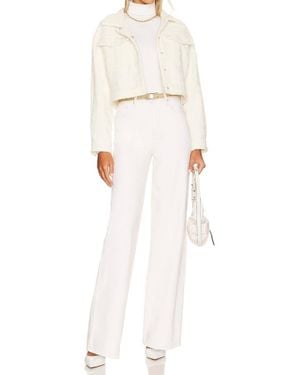 Blank NYC Cotton Structured Denim Pants - White