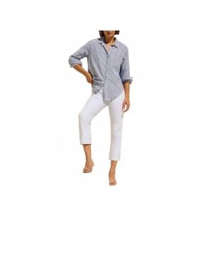 Joseph Ribkoff Slim Fit Cropped Jeans - Blue