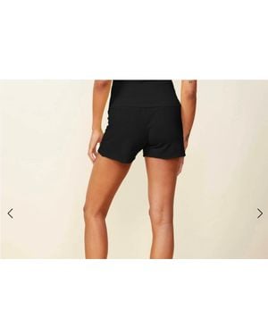 Monrow Supersoft Vintage Shorts - Black