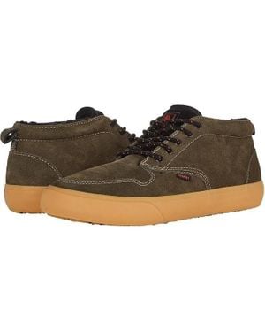 Element Preston 2 Sneaker Army Gum Leather Comfort Casual Shoes Jobb1040 - Brown