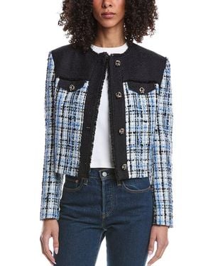 BOSS Josola Tweed Jacket - Blue