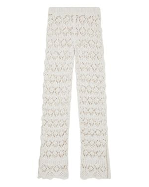 Alanui Straight Pants - White
