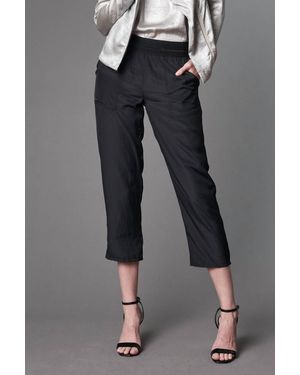 Lola & Sophie Cropped Pull-On Pant - Black