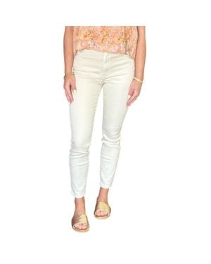 Kut From The Kloth Charlize High Rise Cigarette Leg Jeans - White