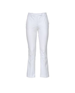 Ql2 Nellie C Flared Bottom Regular Pants - White