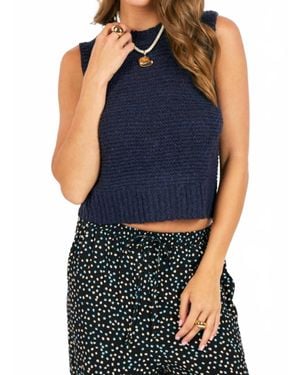 Sadie & Sage Tegan Sweater Vest - Blue