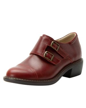 Alegria Mave Leather Shoe - Red