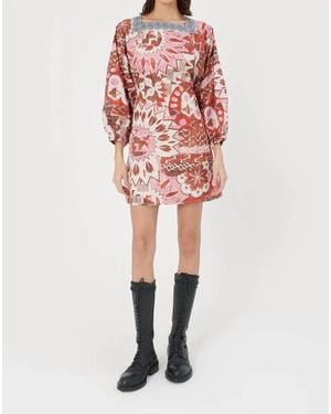 Chufy Dennis Organic Cotton Mini Dress - Pink
