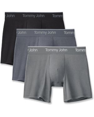 Tommy John Second Skin Underwear Boxer Brief 3-Pack Gbo642 - Gray