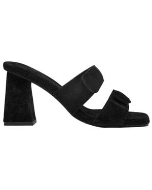 Frēda Salvador Adria Suede Heel - Black