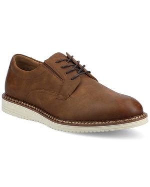 Vance Co. Vance Killian Medium And Wide Width Plain Toe Casual Hybrid Dress Shoe - Brown