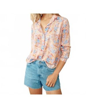 Bella Dahl Clean Front Hipster Shirt - Blue