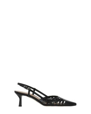 Julie Dee Julie Dee Cut-Out Mules - White
