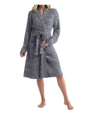 Softies Marshmallow Rib Robe - Gray