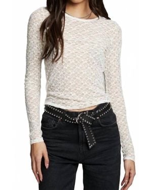 Chaser Brand Kevin Long Sleeve Top - White