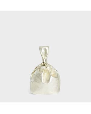 LEMIZ Mariposa Twist Clutch Handbag - Metallic