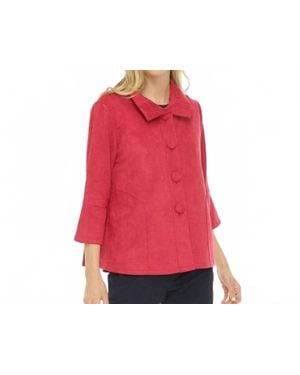 Weavz Wire Collar Jacket - Red