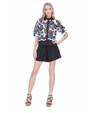 J joy Slit Pocket Pull-On Short - Blue