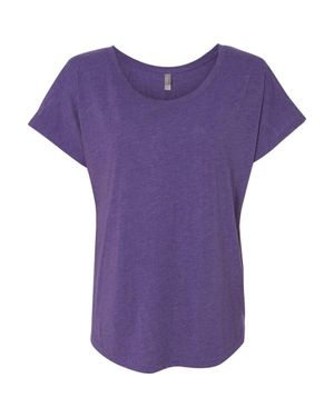 Next Level Triblend Dolman T-Shirt - Purple