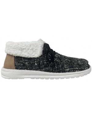 Gypsy Jazz Sherpa Lined Casual Shoe - Black