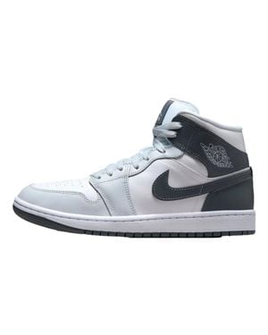 Nike Air Jordan 1 Mid Smoke - Blue