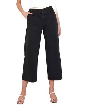 Bella Dahl Saige Wide Leg Crop Pant - Black