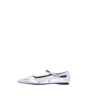 Yosi Samra Camille Mary Jane Flat - White