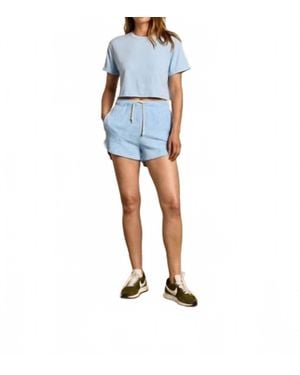 PERFECTWHITETEE Farrah Loop Terry Short - Blue