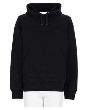 Parajumpers Hooded Cotton-Blend Kangaroo Pocket Sweatshirt - Black