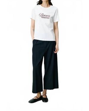 Grace & Mila Bonsoir Amour T-Shirt - White