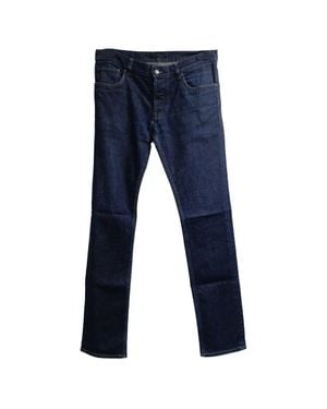 Prada Mid-Waist Slim-Fit Jeans - Blue