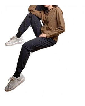 Lovyt Mid-Rise Sweatpants - Black