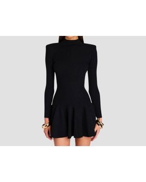 retroféte Sydonie Knit Mini Dress - Black