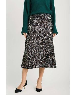 By Together Sequin Skirt - Black
