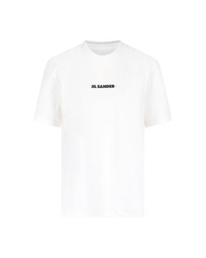 Jil Sander Logo T-Shirt - White