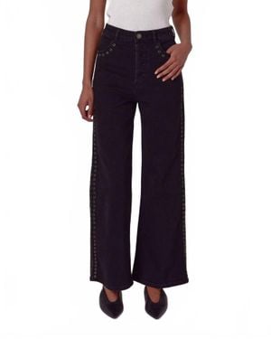 Rolla's Sailor Scoop High-Rise Wide-Leg Jeans - Blue