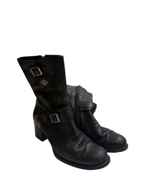 Harley Davidson Leather Boots - Black