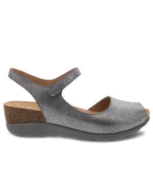 Dansko Marcy Wedge Sandals - Gray