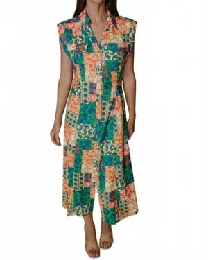 Laroque Hillary Midi Dress - Green
