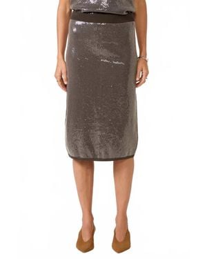 Sanctuary Sparkle Sequin Pencil Skirt - Black