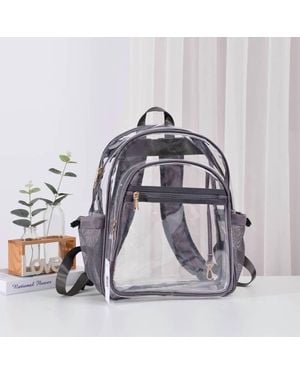 Fashion CITY Clear Stadium Backpack - Gray