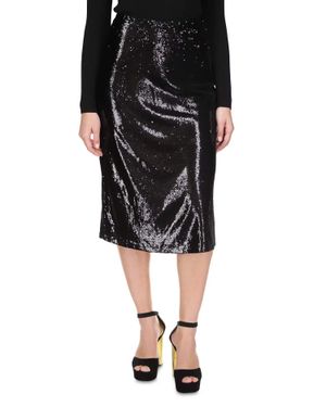 Michael Kors Michael Sequin Midi Skirt - Black