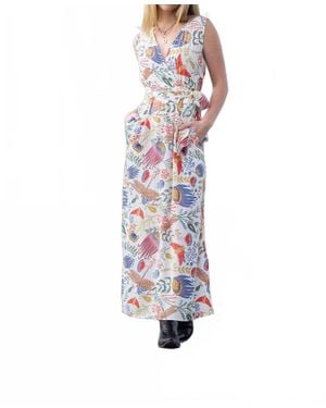 Cienna Wingz Sash Dress - White