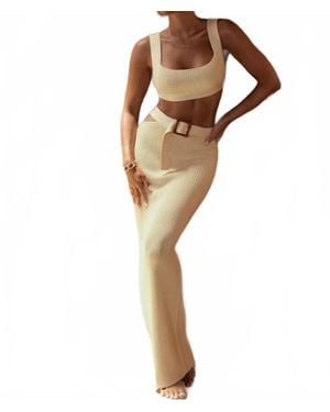 Good Time Usa In My Two Piece Set - Brown