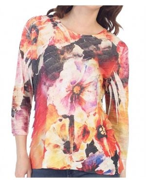 Jess & Jane Sensation Ruffle Top - Pink