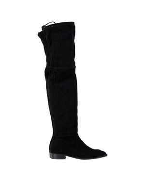 Stuart Weitzman Lowland Stretch Over The Knee Boots - Black