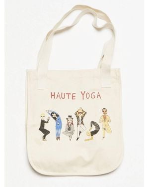 Unfortunate Portrait Up Tote Bag - White